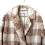 Saylor Sarina Faux Sherpa Checkered Jacket Large Photo 2