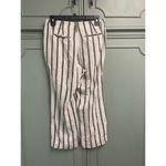 Sanctuary  Size 24 Wide Leg Loose Pants Lightweight Striped Casual Summer Cropped Photo 1