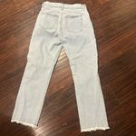 Loft light color jeans 26/2 frayed high waisted Photo 7