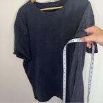 Urban Outfitters Out From Under Women's Size Large Short Sleeve Tee Shirt Black Washed Relaxed Photo 2
