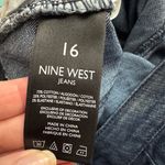 Nine West Rosemary Straight Embroidered Rhinestone Pockets size 16 Photo 3