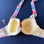 Adore Me NWT Halter Floral Spring Break Bikini Top Pinup Beach Vacation 40C Photo 6