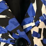 Jones Wear  Royal Blue Pattern Blazer Size 14 Photo 5