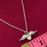 Boutique Sterling Silver Guardian Angel Wings Necklace 925 Jewelry Catholic Christian NEW Photo 11