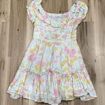 Altar'd State NEW Altar’d State Frances Puff Sleeve Floral Mini Dress Women’s Medium Photo 0