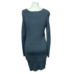 Torn By Ronny Kobo Cut Out Neckline Black Sweater Dress Size Large Photo 2