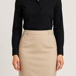 EXPRESS Design Studio Beige Pencil Skirt Women’s Size 4 | Work Office Career Photo 0