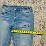 American Eagle Stretch Tomgirl mid rise button fly jeans size 10 Photo 6