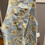 American Eagle Sunflower Overall Shorts Photo 0