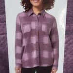 32 Degrees Heat 32° Heat Stretch Plaid Button Down Top Photo 1