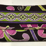 Vera Bradley  wallet retired print ‎ purple punch trifold wallet Photo 0