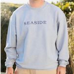 Seaside crew neck Blue Size M Photo 0