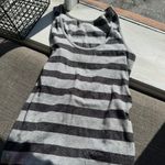 Old Navy Y2K Mcbling Women’s Stretchy Tank Top Black and Grey Sparkly Sz Medium Photo 4