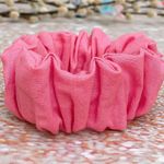 CHUBBY Scrunchie Pink Thick Scrunchie Hair Tie Hair Accessories Photo 0