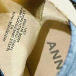 Anne Klein  Womens Denim Zoey Closed-Toe Slip-On Espadrille Wedge Sandals Photo 6