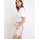 Madewell x LAUDE the Label Everyday Shorts in Painter Stripe Linen Size Small Photo 2