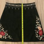 THML  Black Embroidered Mini Skirt! Photo 7