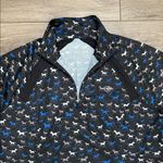 Ariat  Tek Sunstopper 2.0 1/4 Zip Baselayer Horde Print Black Blue Size Medium Photo 3