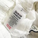 Joie  Womens White Pajama Set Shorts Top Swiss Dot Lace Detail Cotton Size L Photo 8