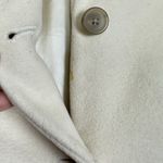 J.Crew Ivory Wool & Cashmere Blend Overcoat Women's Size 4 Petite Coat Winter Photo 11