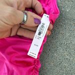 Victoria's Secret  Ruched Plunge One Piece Swimsuit Hot Pink Size XL NWT Photo 4