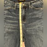 Judy Blue  jeans  high waisted dark wide leg fray denim cropped ankle 9/29 Photo 4