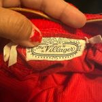 Villager Vintage The  Red Corduroy Skirt – Size 6 Photo 7
