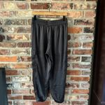 Aerie Gray Satin Cargo Joggers Pants, S Photo 4