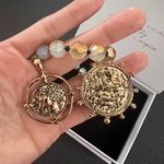 Free People  Elegant Gold and Silver Pendant Necklace Photo 7