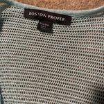 Boston Proper  Coverup Women's Sz S/M Aqua Blue Beachy Knit Swim  2AR493 Photo 1