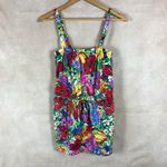 VINTAGE Floral Swim Dress Top Size 12 (34 Bra Cup) Photo 1