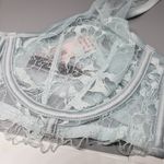 Victoria's Secret  dusty blue Unlined full coverage Plunge bra 36C NWT Photo 2