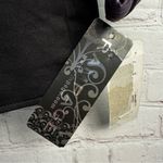 Rampage Vintage Deadstock y2k  black one button blazer with animal print lining M Photo 5