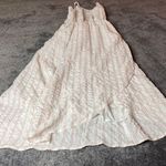 Moon River Striped Light Pink & White Classy Maxi Dress ( S ) Photo 2