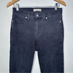 Madewell Washed Black 9” High Rise Skinny Jeans Size 28 Tall Photo 2