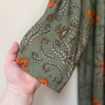 LuLaRoe Green Orange Floral Kimono Cardigan S Photo 6