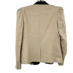 Robert Rodriguez  Womens Sz 10 Blazer Career Jacket Tan Black One Button Lined Photo 1