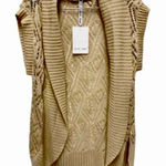 Leo & Nicole Knit Vest Sleeveless Cardigan Medium NWT Photo 0