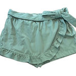 Vineyard Vines  Trapunto stitch green ruffle skort 10 Photo 0