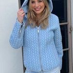 Kenneth Cole quilted baby blue jacket Photo 0