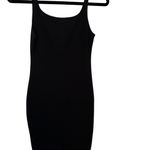 ZARA  black basic body con tank dress size medium Photo 1