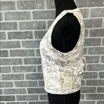 Anthropologie  Tiny Duck Floral Print Ruffled "Tussle And Bustle Vest" Top Size 0 Photo 6