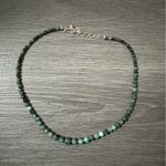 Jay King Graduated Malachite Bead Necklace Sterling Fluted Hook Close 20" Green Photo 2