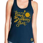 Bella Canvas This Is My Day Drinking Shirt Women's Racerback Tank Photo 0