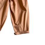 Maeve Anthropologie Rust Orange Curve Poplin Barrel Pants Cropped Size Small NWT Photo 7