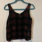 J.Crew new with tags supposed to velvet plaid tank Photo 4