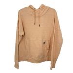 Carhartt  Peach Orange Heathered Pullover Hoodie Thumbholes Women's Medium Casual Photo 7