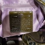 Coach Madison Ocelot OP Art Marielle Patent Leather Trim Bucket Drawstring Bag Photo 4