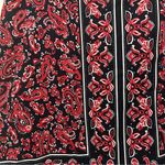Talbots  Red Black Paisley Bandana Print‎ Skirt 16P NWT Photo 3