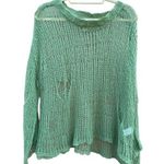 Wildfox White Label Lost Open Mermaid Knit Sweater Grass Stain XS Photo 0